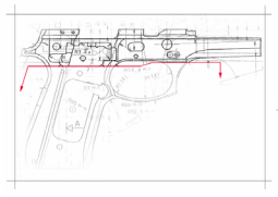 Beretta 92 hybrid frame concept